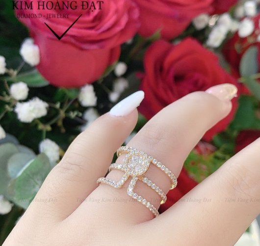 (NK013) Nhẫn kiểu_Vàng Ý